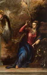 De Aankondiging (detail)